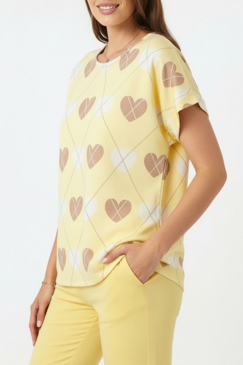 Komplet MELAYA, Boja: žuta, IVET.HR - MODERNA ODJEĆA