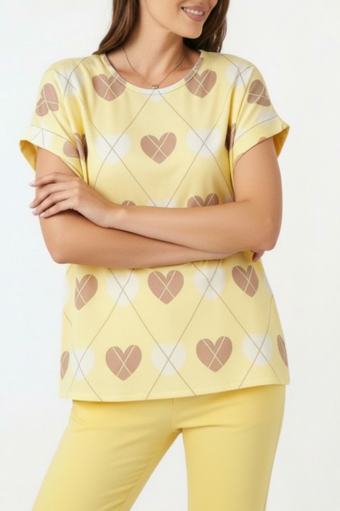 Komplet MELAYA, Boja: žuta, IVET.HR - MODERNA ODJEĆA