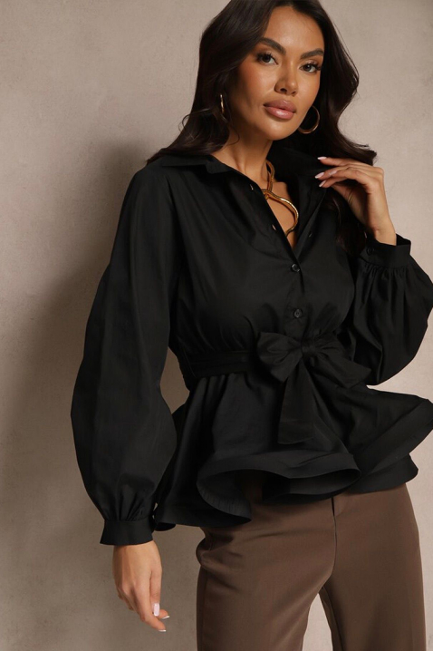 Ženska košulja BIANCA BLACK, Boja: crna, IVET.HR - MODERNA ODJEĆA