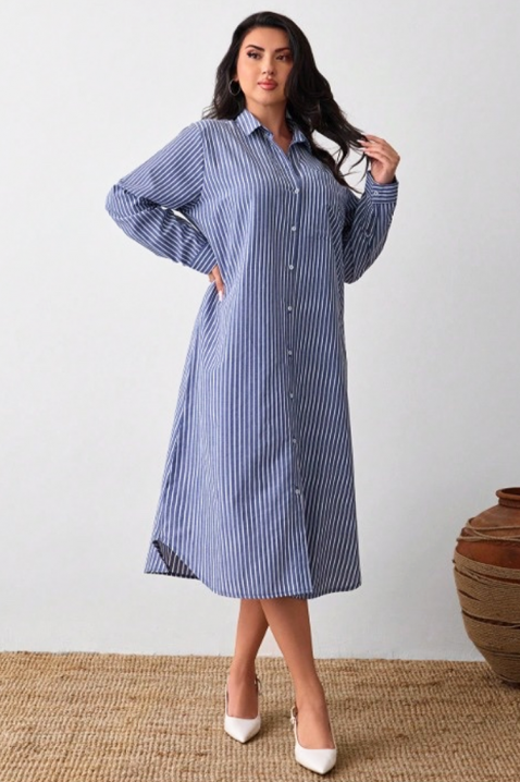 Haljina EMILEA, Boja: plava i bijela, IVET.HR - MODERNA ODJEĆA