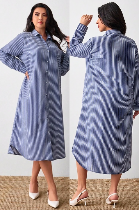 Haljina EMILEA, Boja: plava i bijela, IVET.HR - MODERNA ODJEĆA