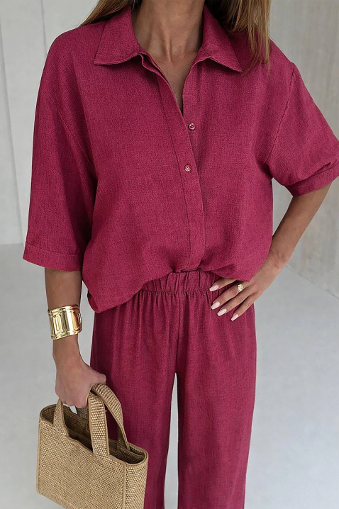 Komplet NATEVINA BORDO, Boja: bordo, IVET.HR - MODERNA ODJEĆA