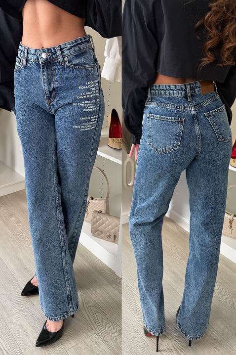 Traperice ALRINZA, Boja: plava, IVET.HR - MODERNA ODJEĆA