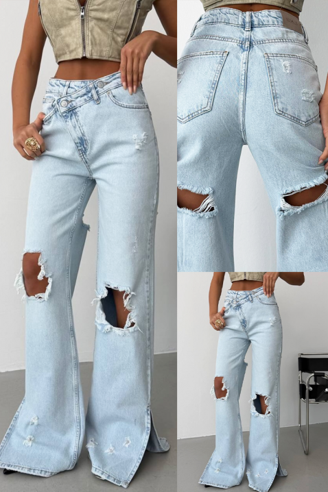 Traperice BRANIMIRA SKY, Boja: svijetlo plava, IVET.HR - MODERNA ODJEĆA