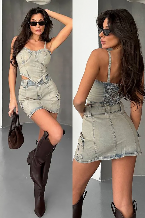 Komplet DENIVELDA, Boja: svijetlo plava, IVET.HR - MODERNA ODJEĆA