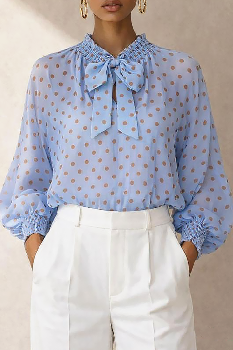 Ženska bluza ARLEKINA, Boja: svijetlo plava, IVET.HR - MODERNA ODJEĆA