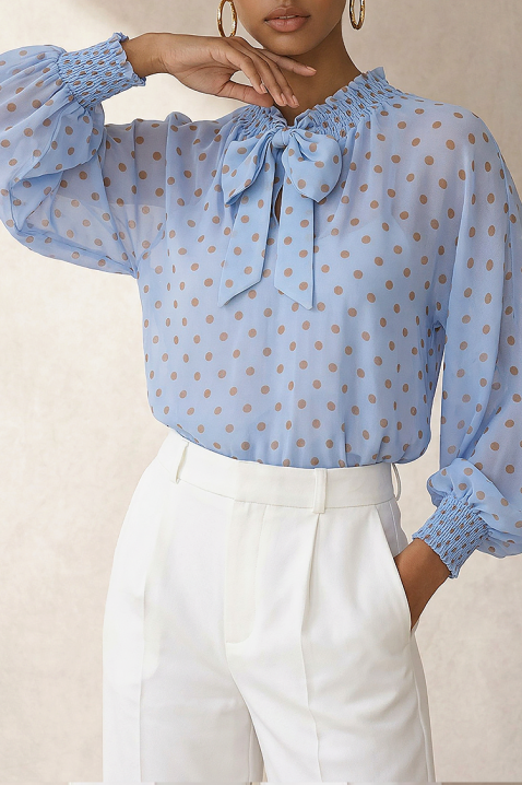 Ženska bluza ARLEKINA, Boja: svijetlo plava, IVET.HR - MODERNA ODJEĆA