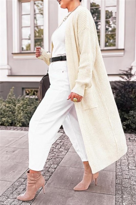 Kardigan MADELZA, Boja: drap, IVET.HR - MODERNA ODJEĆA