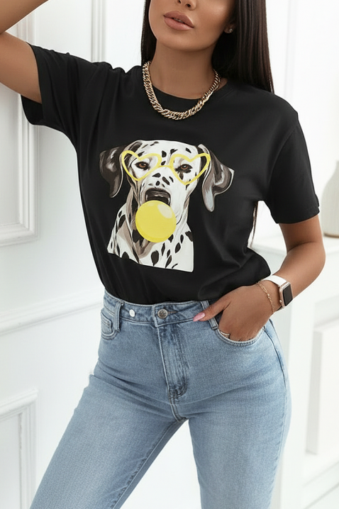 Majica MARGINZA BLACK, Boja: crna, IVET.HR - MODERNA ODJEĆA