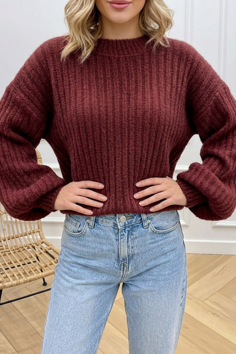 Džemper DROVELDA BORDO, Boja: bordo, IVET.HR - MODERNA ODJEĆA