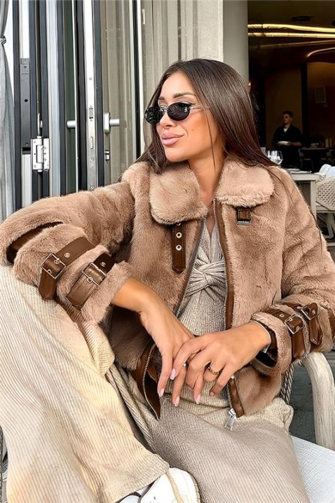 Jakna SPORTILFA, Boja: bež, IVET.HR - MODERNA ODJEĆA