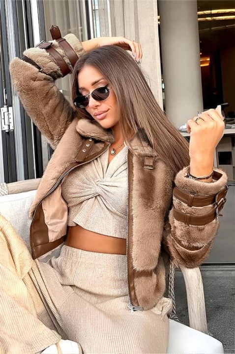 Jakna SPORTILFA, Boja: bež, IVET.HR - MODERNA ODJEĆA