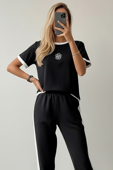 Komplet AMENISIA BLACK, Boja: crna, IVET.HR - MODERNA ODJEĆA