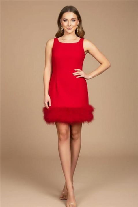 Haljina HOLINZANA RED, Boja: crvena, IVET.HR - MODERNA ODJEĆA