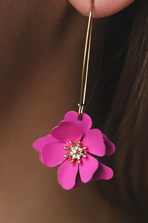 Naušnice BILIANZA, Boja: fuksija, IVET.HR - MODERNA ODJEĆA