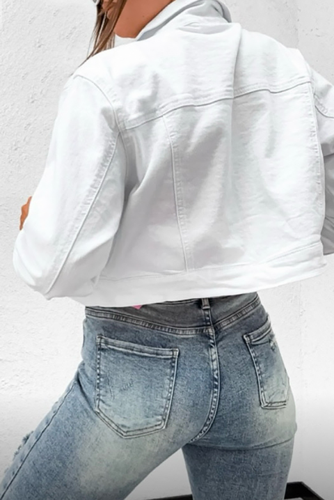 Traper jakna PROMOLVA, Boja: bijela, IVET.HR - MODERNA ODJEĆA