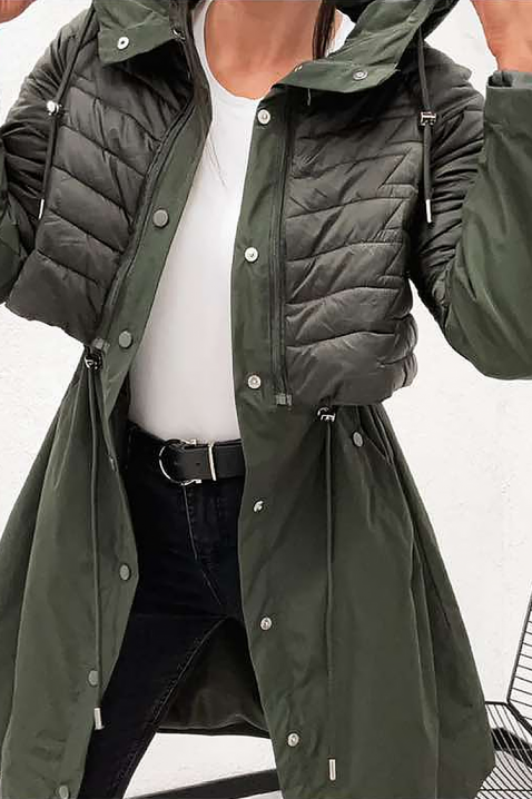 Jakna EMEFIDA KHAKI, Boja: kaki, IVET.HR - MODERNA ODJEĆA