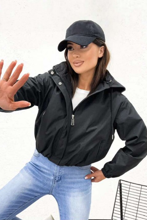 Jakna EMELITA BLACK, Boja: crna, IVET.HR - MODERNA ODJEĆA