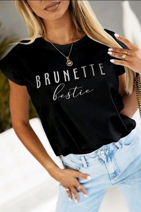 Majica BRUNINZA, Boja: crna, IVET.HR - MODERNA ODJEĆA