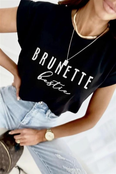 Majica BRUNINZA, Boja: crna, IVET.HR - MODERNA ODJEĆA