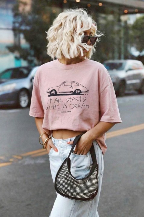 Majica ALEMINDA, Boja: roza, IVET.HR - MODERNA ODJEĆA