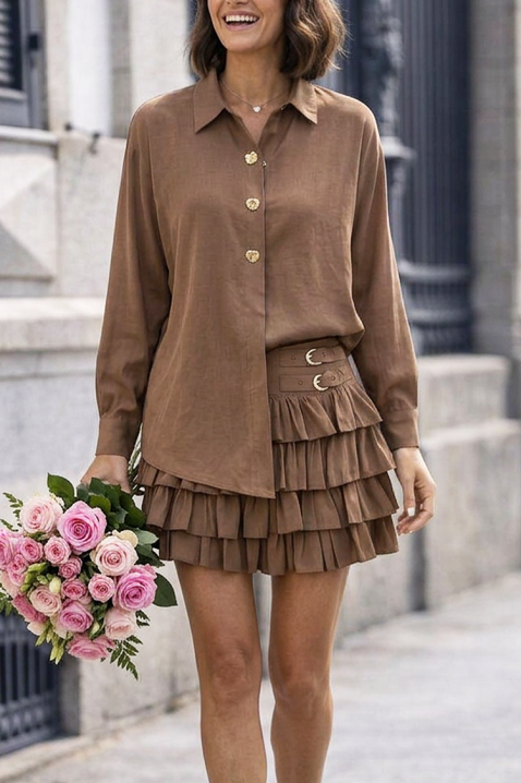 Komplet BELIMINA BROWN, Boja: smeđa, IVET.HR - MODERNA ODJEĆA