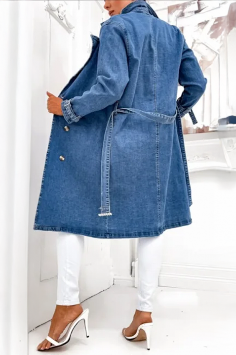 Traper kaput ALEXITA, Boja: plava, IVET.HR - MODERNA ODJEĆA