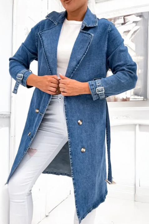 Traper kaput ALEXITA, Boja: plava, IVET.HR - MODERNA ODJEĆA