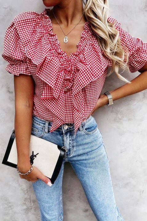 Top OLIANZA, Boja: crvena, IVET.HR - MODERNA ODJEĆA