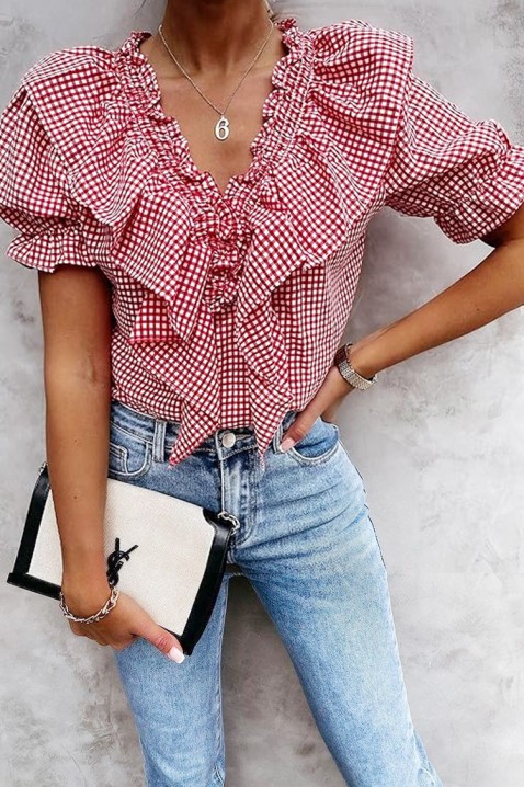 Top OLIANZA, Boja: crvena, IVET.HR - MODERNA ODJEĆA