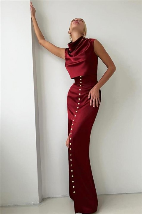 Komplet POLIONA BORDO, Boja: bordo, IVET.HR - MODERNA ODJEĆA