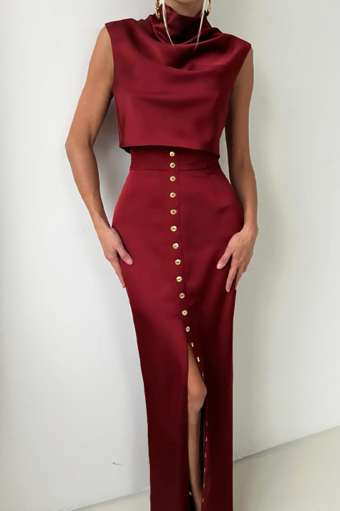 Komplet POLIONA BORDO, Boja: bordo, IVET.HR - MODERNA ODJEĆA