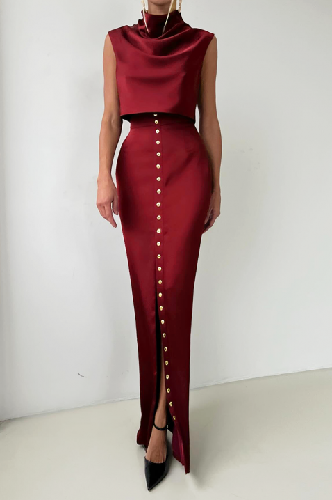 Komplet POLIONA BORDO, Boja: bordo, IVET.HR - MODERNA ODJEĆA