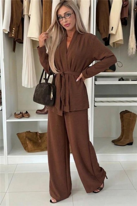 Komplet GOLZARFA BROWN, Boja: smeđa, IVET.HR - MODERNA ODJEĆA