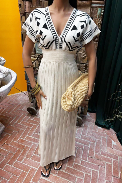 Haljina EMPERALZA ECRU, Boja: drap, IVET.HR - MODERNA ODJEĆA