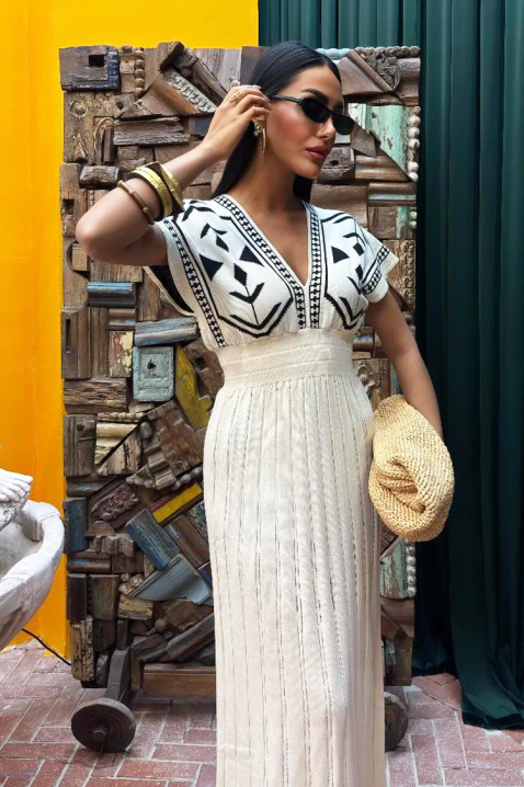 Haljina EMPERALZA ECRU, Boja: drap, IVET.HR - MODERNA ODJEĆA