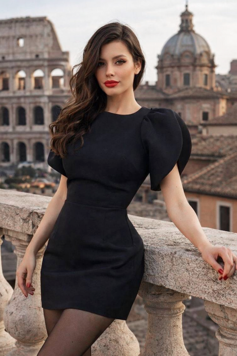 Haljina MARKISA, Boja: crna, IVET.HR - MODERNA ODJEĆA