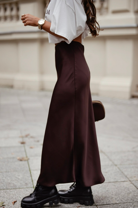 Suknja ADEMISA BROWN, Boja: smeđa, IVET.HR - MODERNA ODJEĆA