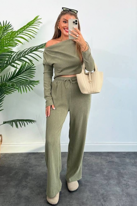 Komplet BORISA OLIVE, Boja: maslinastozelena, IVET.HR - MODERNA ODJEĆA