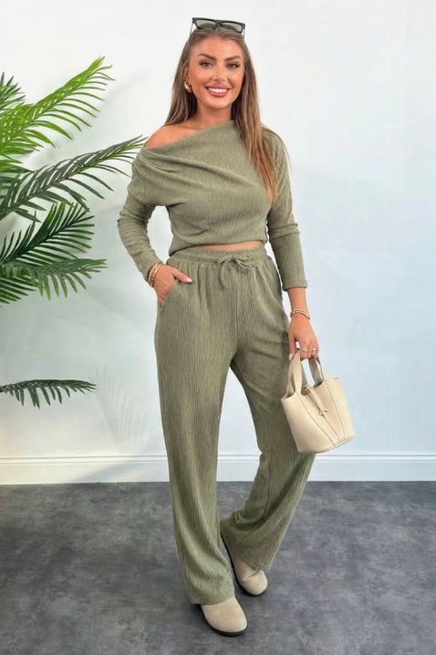 Komplet BORISA OLIVE, Boja: maslinastozelena, IVET.HR - MODERNA ODJEĆA