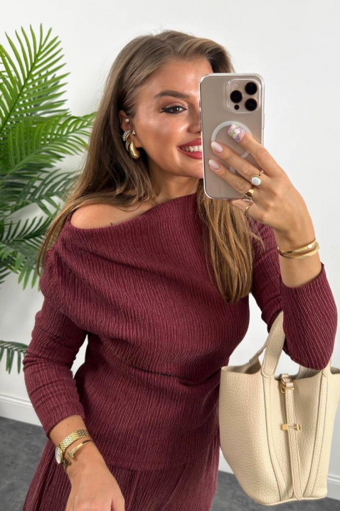 Komplet BORISA BORDO, Boja: bordo, IVET.HR - MODERNA ODJEĆA