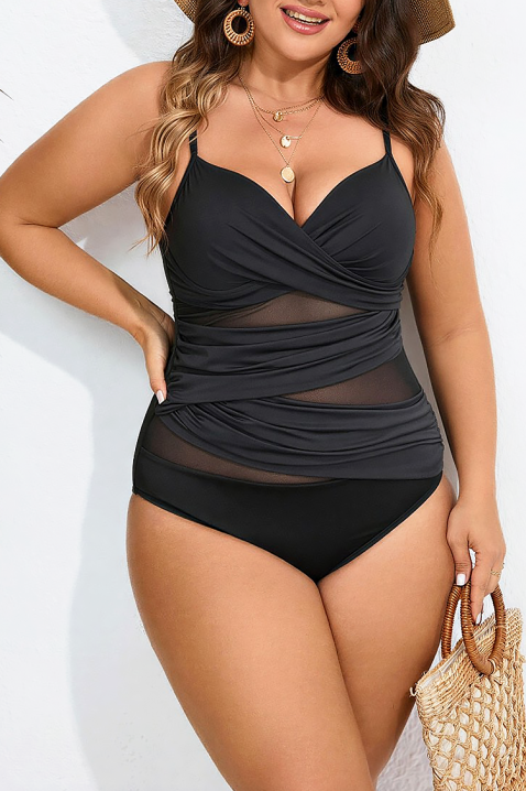 Jednodijelni kupaći kostim PETISIA, Boja: crna, IVET.HR - MODERNA ODJEĆA