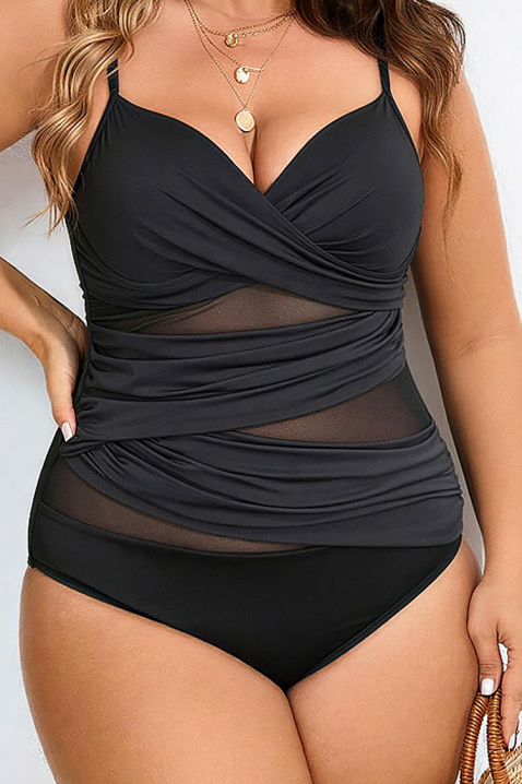 Jednodijelni kupaći kostim PETISIA, Boja: crna, IVET.HR - MODERNA ODJEĆA