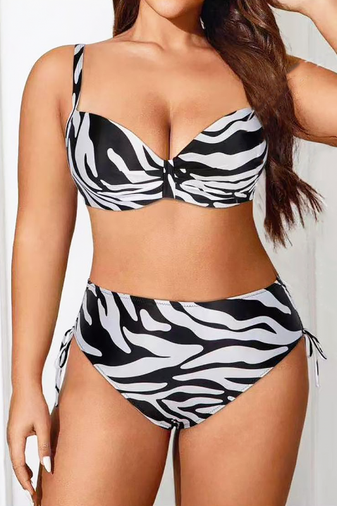 Kupaći kostim ZEBROLZA, Boja: crna i bijela, IVET.HR - MODERNA ODJEĆA