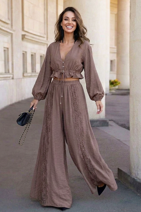 Komplet CARAMELA, Boja: smeđa, IVET.HR - MODERNA ODJEĆA