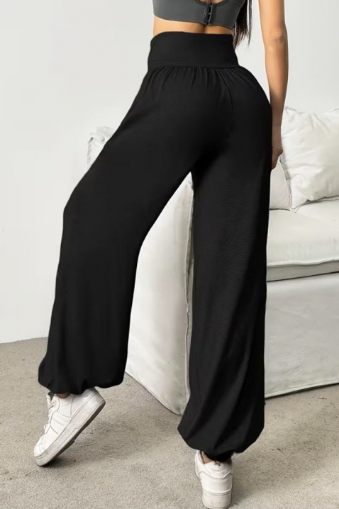 Hlače ZEVROLDA BLACK, Boja: crna, IVET.HR - MODERNA ODJEĆA