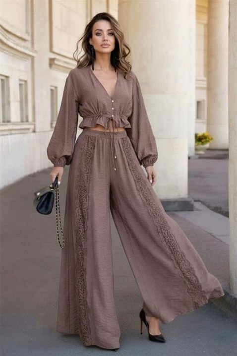 Komplet CARAMELA, Boja: smeđa, IVET.HR - MODERNA ODJEĆA