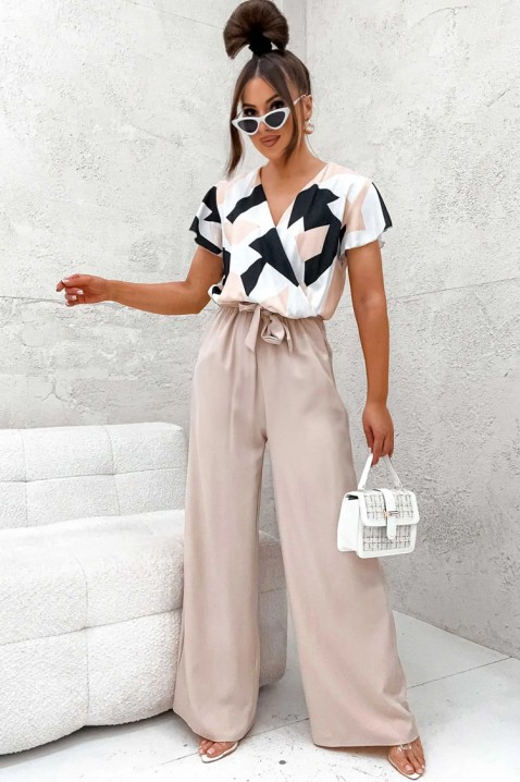 Kombinezon SIMOLTRA BEIGE, Boja: bež, IVET.HR - MODERNA ODJEĆA