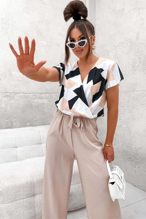 Kombinezon SIMOLTRA BEIGE, Boja: bež, IVET.HR - MODERNA ODJEĆA