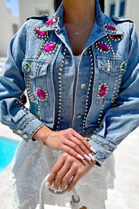 Traper jakna VELSONFA PINK, Boja: plava, IVET.HR - MODERNA ODJEĆA